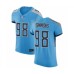 Men's Tennessee Titans #98 Jeffery Simmons Light Blue Alternate Vapor Untouchable Elite Player Football Jersey