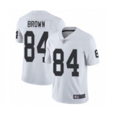 Men's Oakland Raiders #84 Antonio Brown White Vapor Untouchable Limited Player Football Jersey