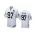 Men's Oakland Raiders #97 Maliek Collins White 2020 Inaugural Season Game Stitched Jersey