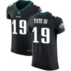 Men's Nike Philadelphia Eagles #19 Golden Tate III Black Vapor Untouchable Elite Player NFL Jersey