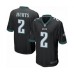 Philadelphia Eagles #2 Jalen Hurts Game Black Alternate Football Stitched Jersey