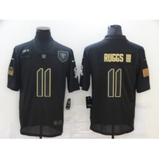 Men's Oakland Raiders #11 Henry Ruggs III Black Nike 2020 Salute To Service Limited Stitched Jersey