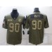 Men's Pittsburgh Steelers #90 T. J. Watt Camo 2021 Salute To Service Limited Player Stitched Jersey