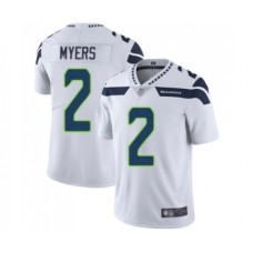 Men's Seattle Seahawks #2 Jason Myers White Vapor Untouchable Limited Player Football Jersey