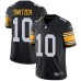 Men's Nike Pittsburgh Steelers #10 Ryan Switzer Black Alternate Vapor Untouchable Limited Player NFL Jersey