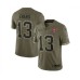 Men's Tampa Bay Buccaneers #13 Mike Evans 2022 Olive Salute To Service Limited Stitched Jersey