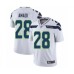 Men's Seattle Seahawks #28 Ugo Amadi White Vapor Untouchable Limited Player Football Jersey