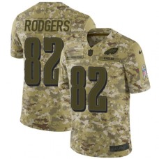 Men's Nike Philadelphia Eagles #82 Richard Rodgers Limited Camo 2018 Salute to Service NFL Jersey