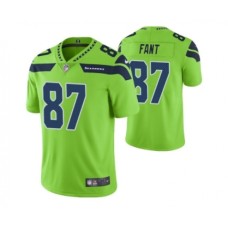 Men's Seattle Seahawks #87 Noah Fant Green Vapor Untouchable Limited Stitched Jersey