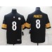 Men's Pittsburgh Steelers #8 Kenny Pickett Nike Black Draft First Round Pick Limited Stitched Jersey