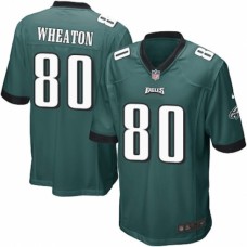 Men's Nike Philadelphia Eagles #80 Markus Wheaton Game Midnight Green Team Color NFL Jersey