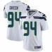 Men's Nike Seattle Seahawks #94 Rasheem Green White Vapor Untouchable Limited Player NFL Jersey