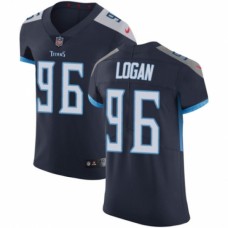 Men's Nike Tennessee Titans #96 Bennie Logan Game Light Blue Alternate NFL Jersey