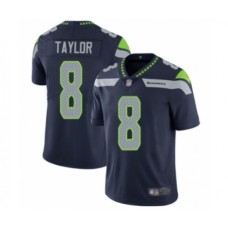 Men's Seattle Seahawks #8 Jamar Taylor Navy Blue Team Color Vapor Untouchable Limited Player Football Jersey