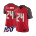 Men's Tampa Bay Buccaneers #24 Darian Stewart Red Team Color Vapor Untouchable Limited Player 100th Season Football Stitched Jersey