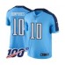 Men's Tennessee Titans #10 Adam Humphries Limited Light Blue Rush Vapor Untouchable 100th Season Football Jersey