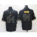 Men's Oakland Raiders #94 Carl Nassib Black Gold Nike Throwback Limited Stitched Jerseys