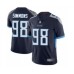 Men's Tennessee Titans #98 Jeffery Simmons Navy Vapor Untouchable Limited Stitched Jersey