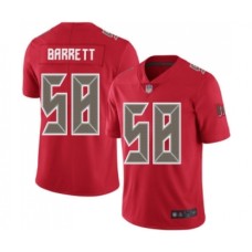 Men's Tampa Bay Buccaneers #58 Shaquil Barrett Elite Red Rush Vapor Untouchable Football Jersey