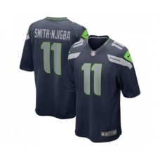 Nike Seattle Seahawks #11 Jaxon Smith Njigba Navy 2023 NFL Draft Vapor Limited Stitched Jersey