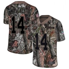 Men's Nike Philadelphia Eagles #14 Mike Wallace Camo Rush Realtree Limited NFL Jersey