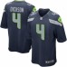 Men's Nike Seattle Seahawks #4 Michael Dickson Game Navy Blue Team Color NFL Jersey