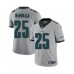 Men's Philadelphia Eagles #25 Tommy McDonald Limited Silver Inverted Legend Football Jersey