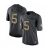 Men's Seattle Seahawks #5 Jason Myers Limited Black 2016 Salute to Service Football Jersey