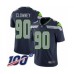 Men's Seattle Seahawks #90 Jadeveon Clowney Navy Blue Team Color Vapor Untouchable Limited Player 100th Season Football Stitched Jersey