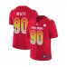 Men's Pittsburgh Steelers #90 T. J. Watt Limited Red AFC 2019 Pro Bowl Football Jersey