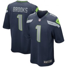 Men's Seattle Seahawks #1 Jordyn Brooks Nike Navy 2020 NFL Draft First Round Pick Game Stitched Jersey.webp