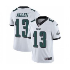 Men's Philadelphia Eagles #13 Devon Allen White Vapor Untouchable Limited Stitched Jersey