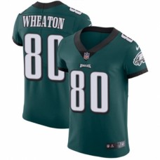 Men's Nike Philadelphia Eagles #80 Markus Wheaton Midnight Green Team Color Vapor Untouchable Elite Player NFL Jersey