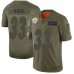 Men's Pittsburgh Steelers #33 Merril Hoge Limited Camo 2019 Salute to Service Football Jersey