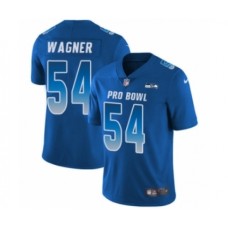 Men's Nike Seattle Seahawks #54 Bobby Wagner Limited Royal Blue NFC 2019 Pro Bowl NFL Jersey