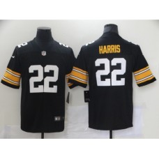 Men's Pittsburgh Steelers #22 Najee Harris Nike Black 2021 Draft First Round Pick Limited Stitched Jersey