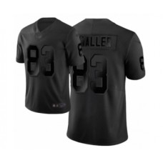 Men's Oakland Raiders #83 Darren Waller Limited Black City Edition Football Stitched Jersey