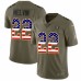 Men's Nike Oakland Raiders #22 Rashaan Melvin Limited Olive/USA Flag 2017 Salute to Service NFL Jersey