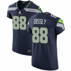 Men's Nike Seattle Seahawks #88 Will Dissly Navy Blue Team Color Vapor Untouchable Elite Player NFL Jersey