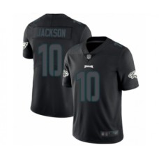 Men's Philadelphia Eagles #10 DeSean Jackson Limited Black Rush Impact Football Stitched Jersey