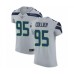 Men's Seattle Seahawks #95 L.J. Collier Grey Alternate Vapor Untouchable Elite Player Football Jersey