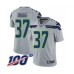 Men's Seattle Seahawks #37 Quandre Diggs Grey Alternate Vapor Untouchable Limited Player 100th Season Football Stitched Jersey