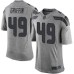 Men's Nike Seattle Seahawks #49 Shaquem Griffin Limited Gray Gridiron NFL Jersey