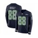 Men's Nike Seattle Seahawks #88 Will Dissly Limited Navy Blue Therma Long Sleeve NFL Jersey