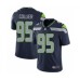 Men's Seattle Seahawks #95 L.J. Collier Navy Blue Team Color Vapor Untouchable Limited Player Football Jersey