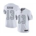 Men's Oakland Raiders #13 Hunter Renfrow Limited White Rush Vapor Untouchable Football Jersey