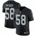 Men's Nike Oakland Raiders #58 Kyle Wilber Black Team Color Vapor Untouchable Limited Player NFL Jersey