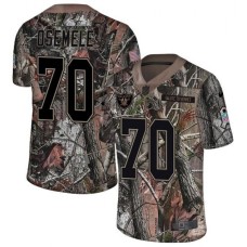 Men's Nike Oakland Raiders #70 Kelechi Osemele Limited Camo Rush Realtree NFL Jersey