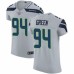 Men's Nike Seattle Seahawks #94 Rasheem Green Grey Alternate Vapor Untouchable Elite Player NFL Jersey