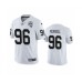 Men's Oakland Raiders #96 Clelin Ferrell White 2020 Inaugural Season Vapor Limited Stitched Jersey